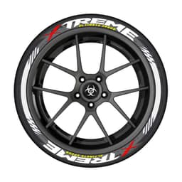 image-XTREME Car Tire Sticker 3D PVC - 1.25"