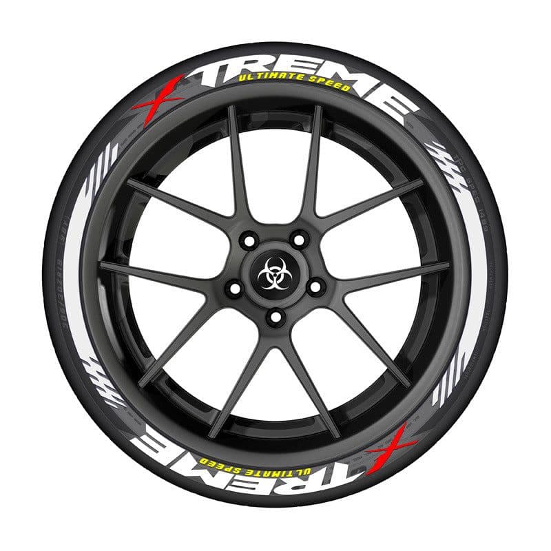 image-XTREME Car Tire Sticker 3D PVC - 1.25"