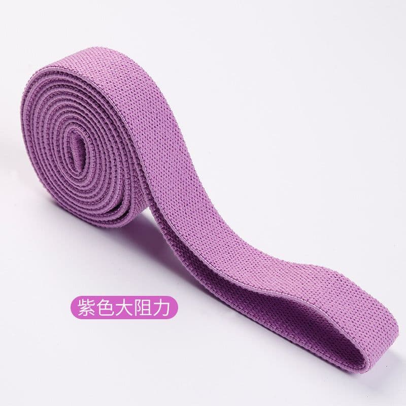 image-Standrock 2m Yoga Tension Belt - Elastic Fitness Stretch Belt - Yellow/Red/Blue