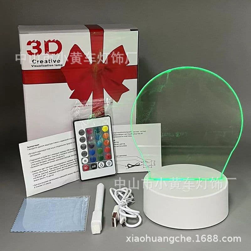 image-16-Color Remote USB 3D Night Light Erasable Graffiti Board Lamp 12*15
