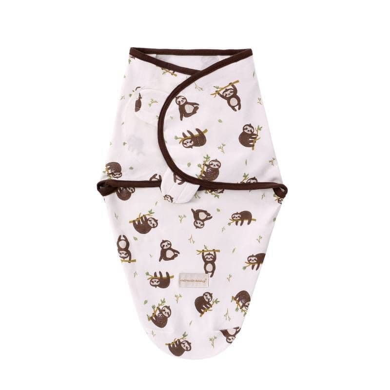 image-Miracle Baby Swaddle Wrap - Large 75*60cm Pure Cotton Newborn