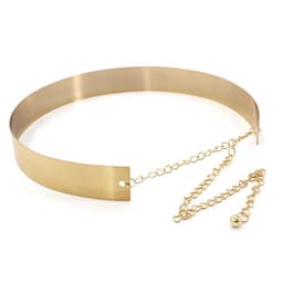 image-Women's Metal Waist Chain Belt - Silver Hollow 3.5cm