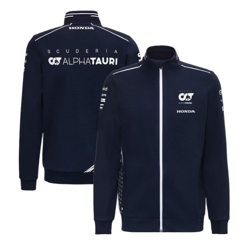 image-Cross-border new F1 peripheral racing suit fleece sweatshirt team long-sleeved stand-up collar warm sports cycling off-road sweatshirt