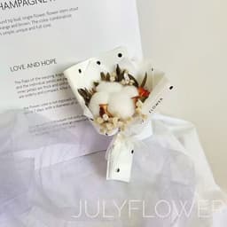 image-Mini Dried Roses Bouquet - Valentine's DIY Decorations 5"