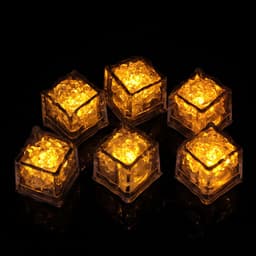 image-Autonomy LED Ice Cube Bar KTV Toy - Colorful Water-Activated Flash Lamp