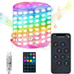 image-FX RGB LED String Lights 100LED APP Bluetooth