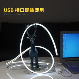 image-LED Light Strip 5V USB Flexible Neon Strip, 6W/m Bright, RGB Symphony, Waterproof