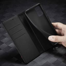 image-Samsung S22 Ultra Wallet Case - Black Flip Card Holder