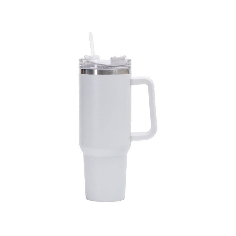 image-Qihao 40oz Stainless Steel Vacuum Insulated Car Cup - Dark Blue, 30oz Capacity