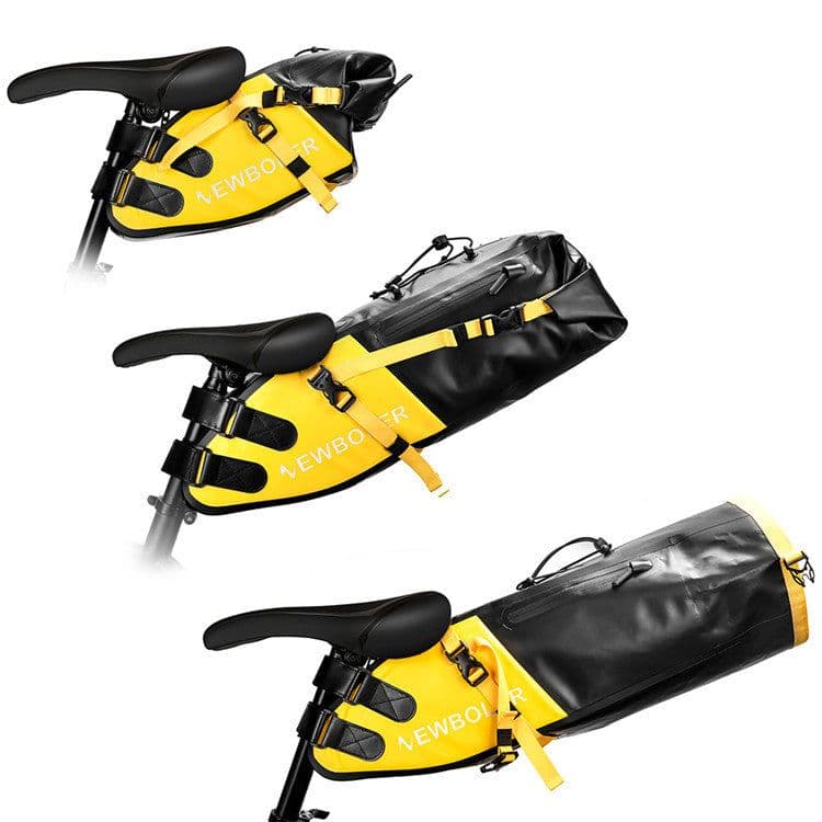 image-Waterproof Bike Saddle Bag - Large Capacity
