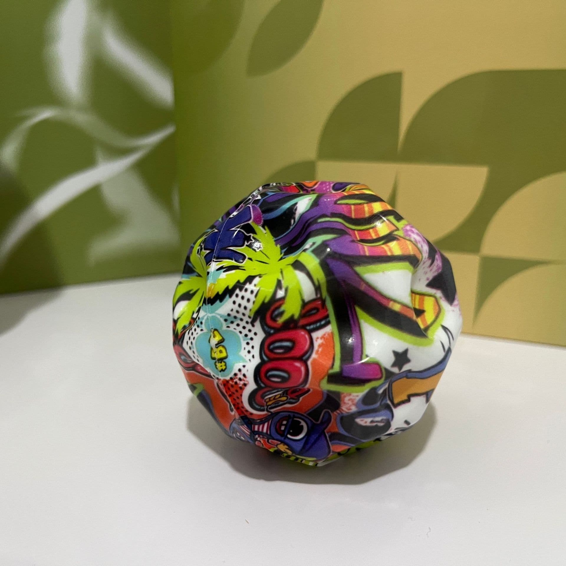 image-Popular PU Graffiti Bouncy Ball Children's Toy