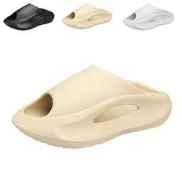 image-Shit feeling slippers men's summer outdoor wear trend non-slip outdoor sports soft bottom beach shoes slippers men's sandals