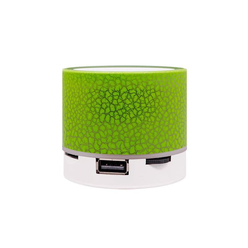 image-Mini Bluetooth Speaker - Portable LED Wireless Subwoofer Gift - Yellow 58*53mm