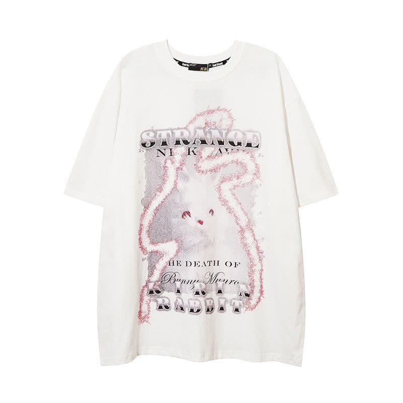 image-TKPA T-Shirt Cartoon Print Black XXL