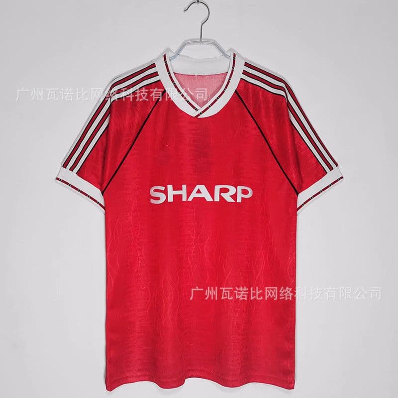image-Football Jersey - Retro Home Away Long Sleeve Polyester