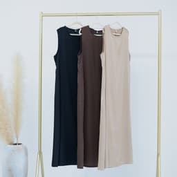 image-Loriya Summer Sleeveless Long Skirt - Macaron Solid