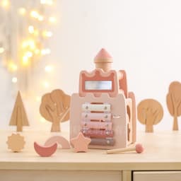 image-Tengrui Multi-Functional Wooden Shape Matching Toy - 38 Pcs