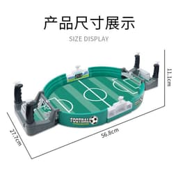 image-Kids' Table Soccer Double Battle Game, Plastic, Parent-Child Interactive Toy, 0-3 Years