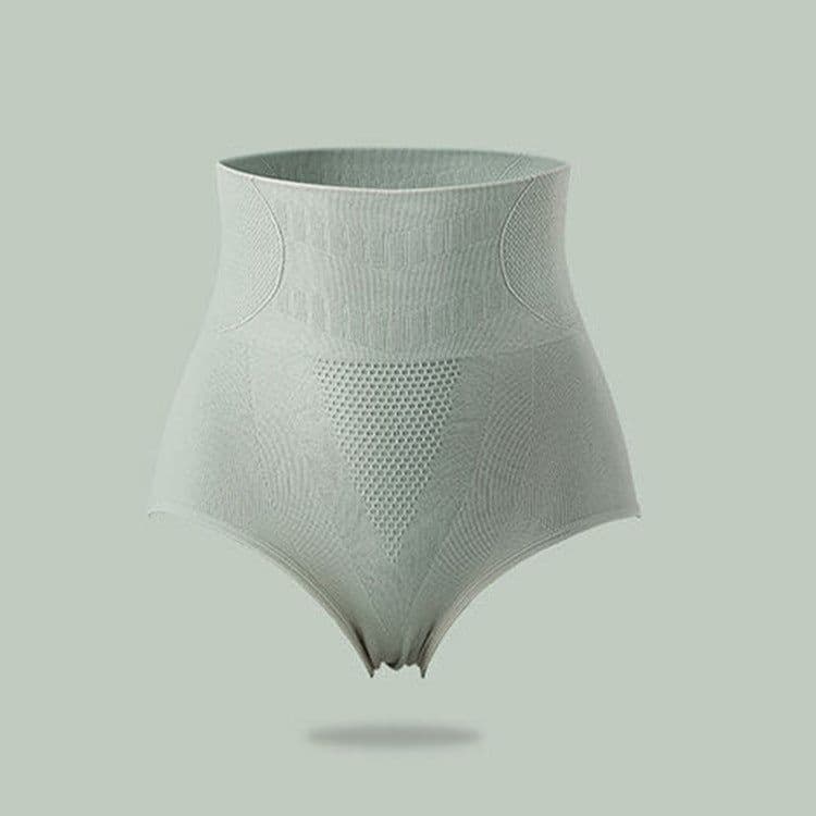 image-High-Waisted Panties Graphene Nylon Honeycomb Tummy Control