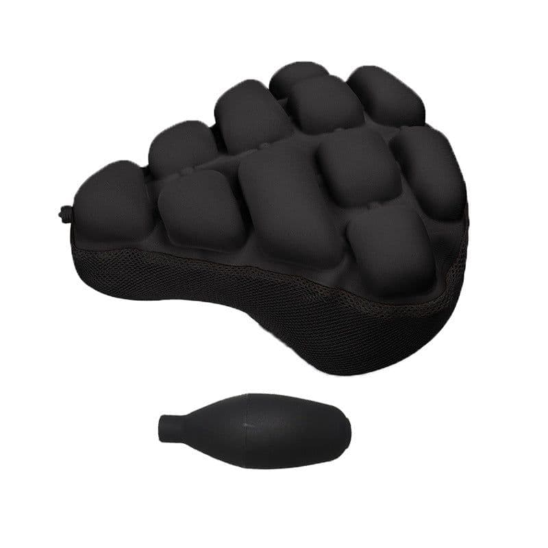 image-New bicycle cushion accessories mountain bike foldable inflatable airbag seat cushion cover saddle portable delivery inflator