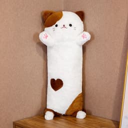 image-Bobby Bear Plush Cat Doll - Brown 80cm