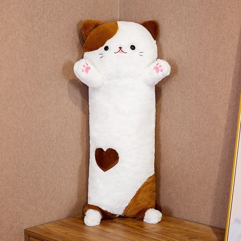 image-Bobby Bear Plush Cat Doll - Brown 80cm