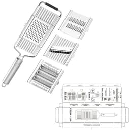 image-Yum Multi-Function Vegetable Cutter - 4 Piece Set