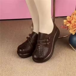 image-Songjing Garden Platform Shoes - Black Super High Heel