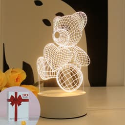 image-Christmas 3D Night Light Table Lamp, Kids' Gift, Modern, USB, 135x210mm