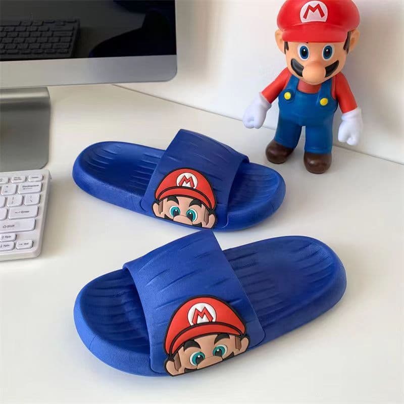 image-Summer Cartoon PVC Slippers for Women - Thick Sole One Size