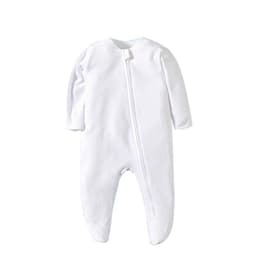 image-Baby Romper - Pink Long Sleeve Cotton 12M
