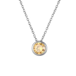 image-JUJIE Rhinestone Necklace - Rose Gold Geometric