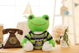 image-Cute Frog Plush Doll - 53cm Soft Toy