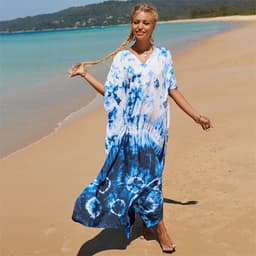 image-LH621 European and American beach blouse cotton skirt