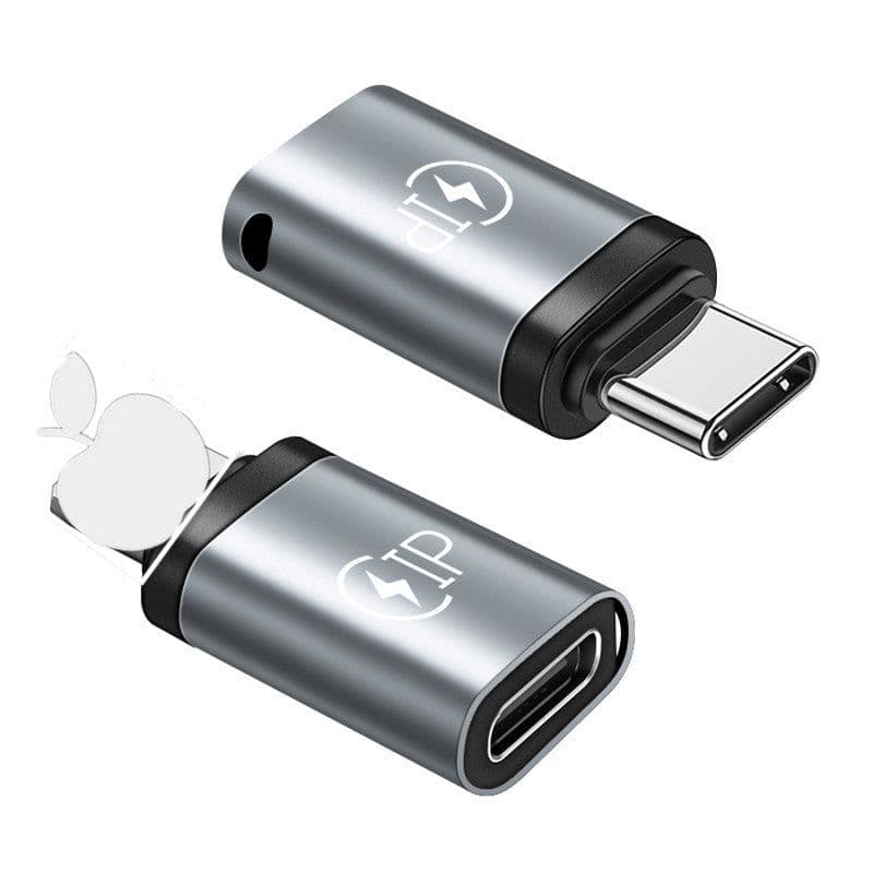 image-USB-C to Lightning Adapter - Gray