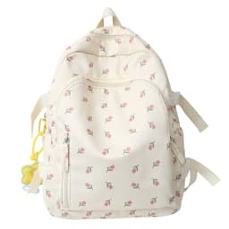 image-2022 Summer New Products Korean Street Trend Student Nylon Schoolbag Fashion Floral Casual Couple Backpack