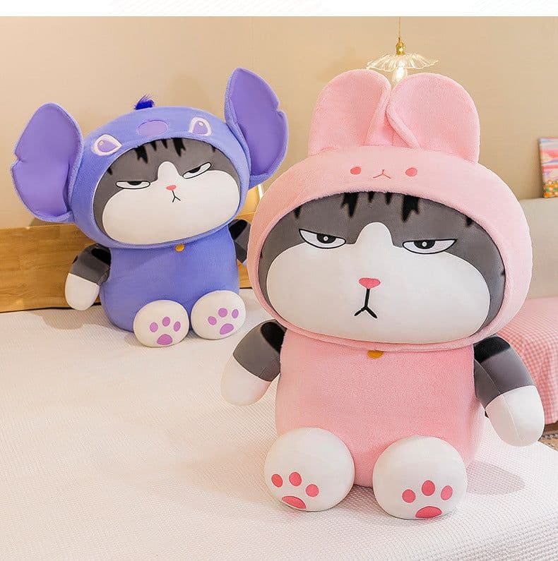 image-Plush Cat Toy 100cm Super Soft Short Plush