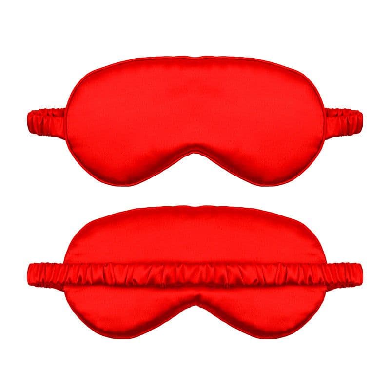 image-Pinying Double-Sided Silk Eye Mask - Tender Pink