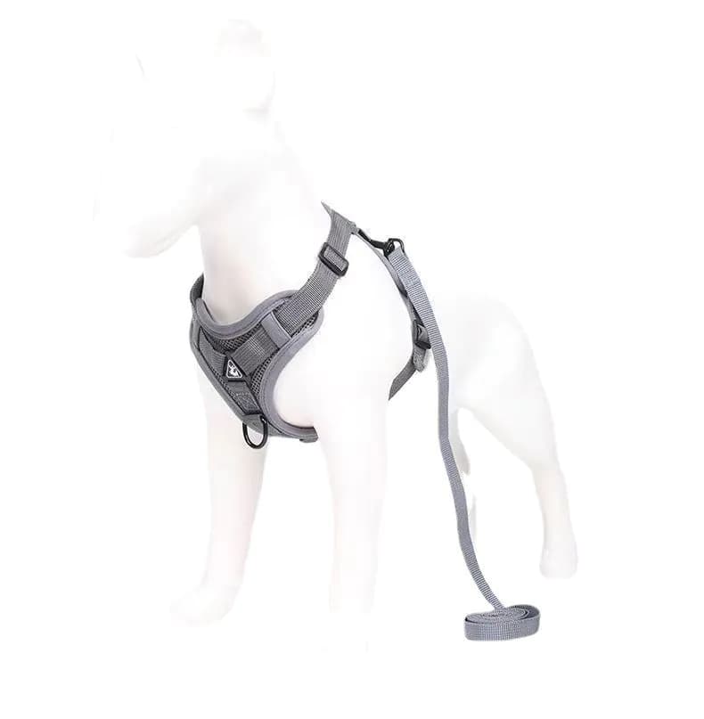 image-Beckett Dog Harness Vest - Brown XL Reflective