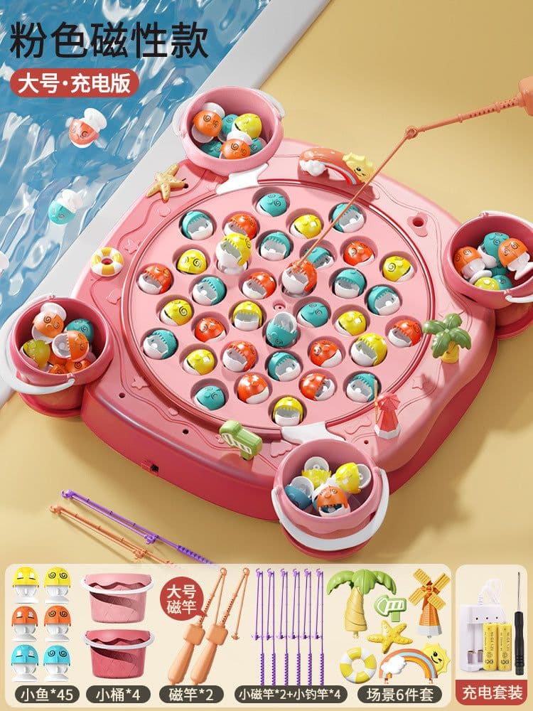 image-Magnetic Fishing Toy - Educational Playhouse for Kids
