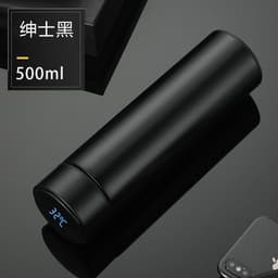 image-Smart Temperature Display Insulated Cup 304 Stainless Steel Water Bottle Gift