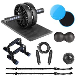 image-LEATOU Ab Wheel 7-Piece Indoor Fitness Equipment Set - LT-TZ32