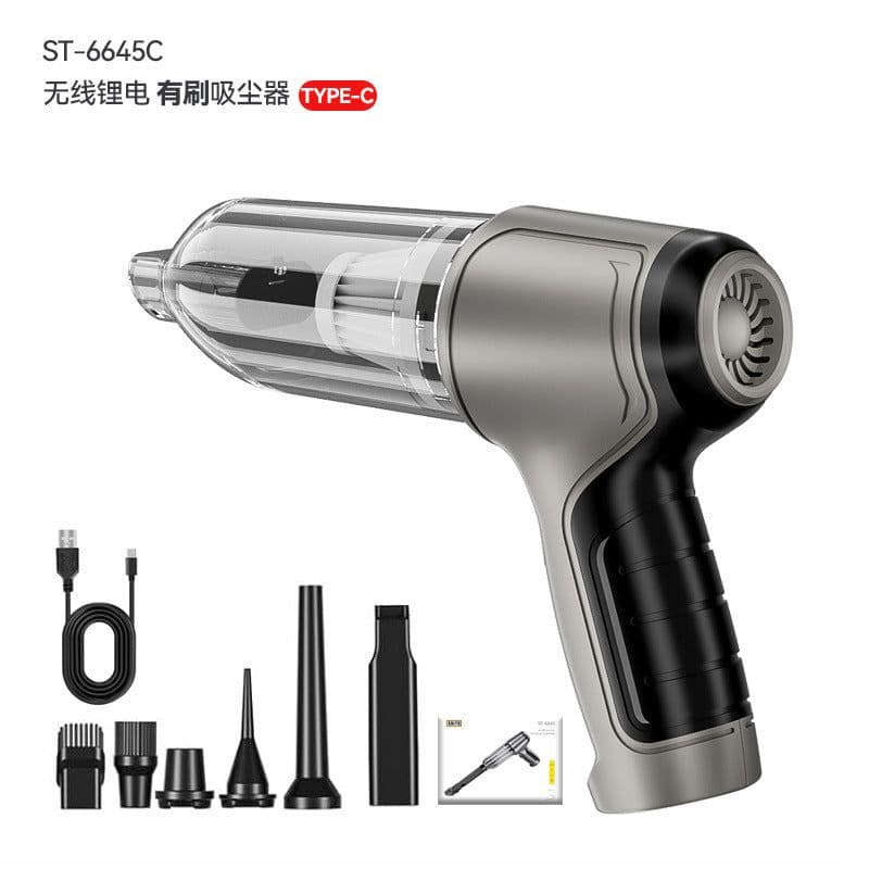 image-Along the Way Stuitu 120W Handheld Car Vacuum Cleaner - Green