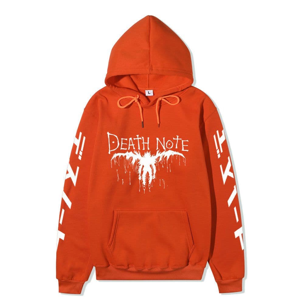 image-ZEoKcan Death Note Hoodie - Orange XXL
