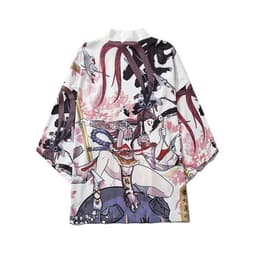 image-2021 cross-border new Japanese-style digital printing kimono men and women cloak coat pajamas cardigan summer