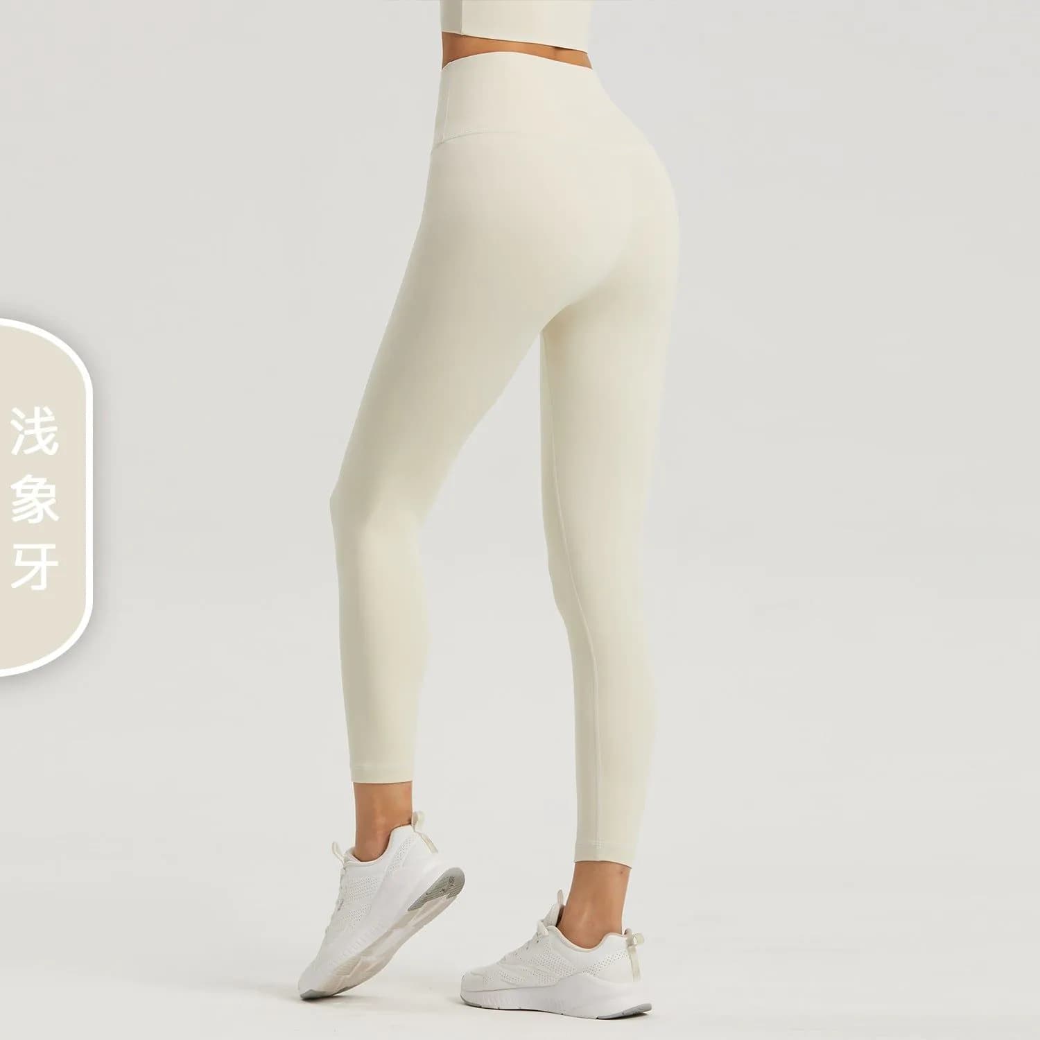 image-Nuls High Waist Yoga Pants - Lead-grey, Size 10, Super Elastic