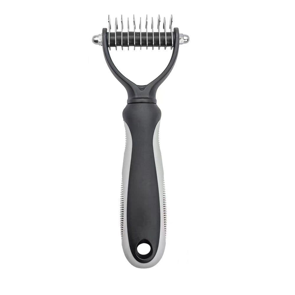 image-Pet Comb Dog Cat Stainless Steel Hair Removal Knot Knife - 3-in-1