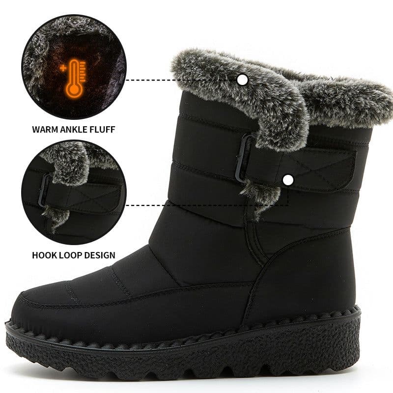 image-Good Extension Snow Boots Women Blue Size 44
