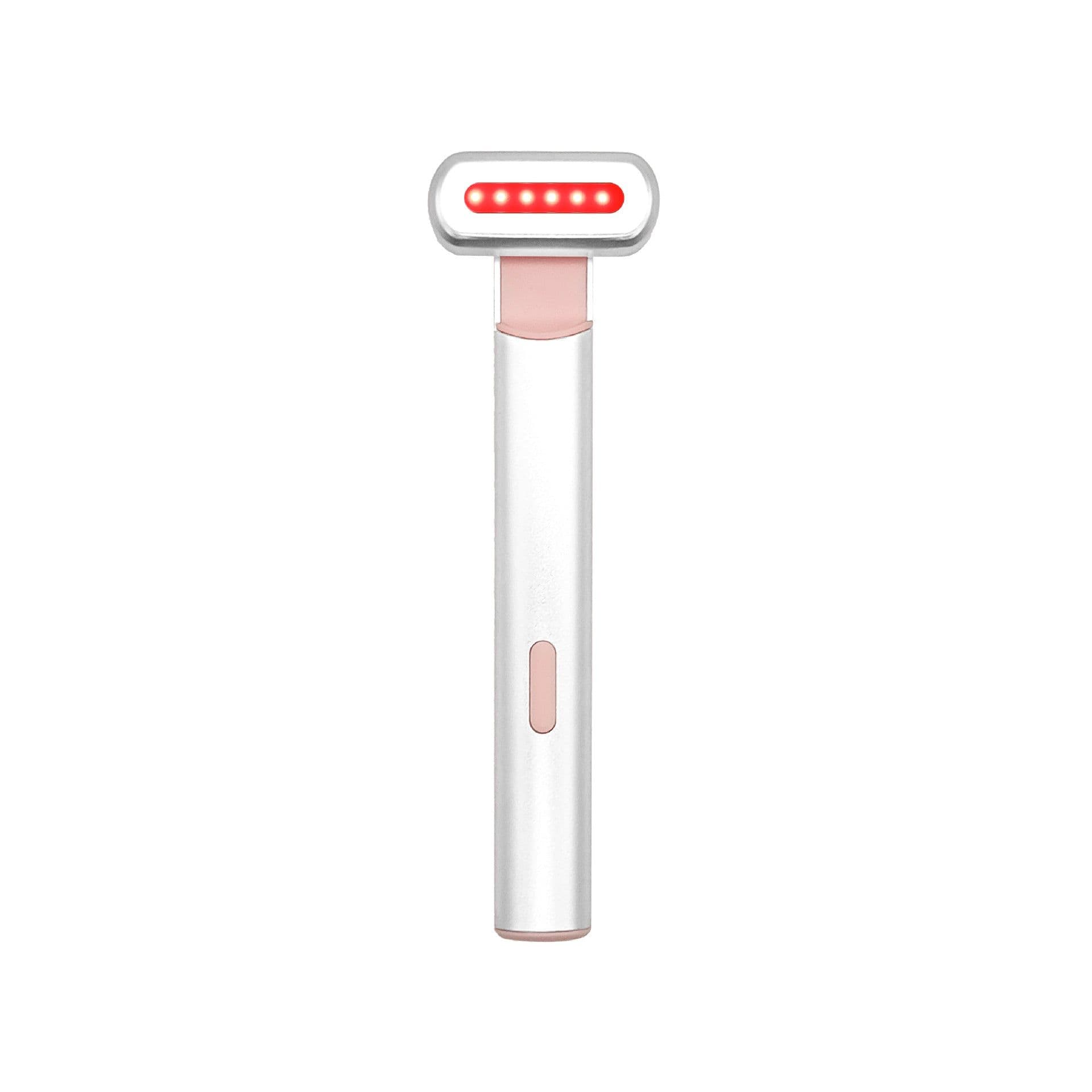 image-Microcurrent Vibration Eye Massager - Pink - Portable Beauty Tool