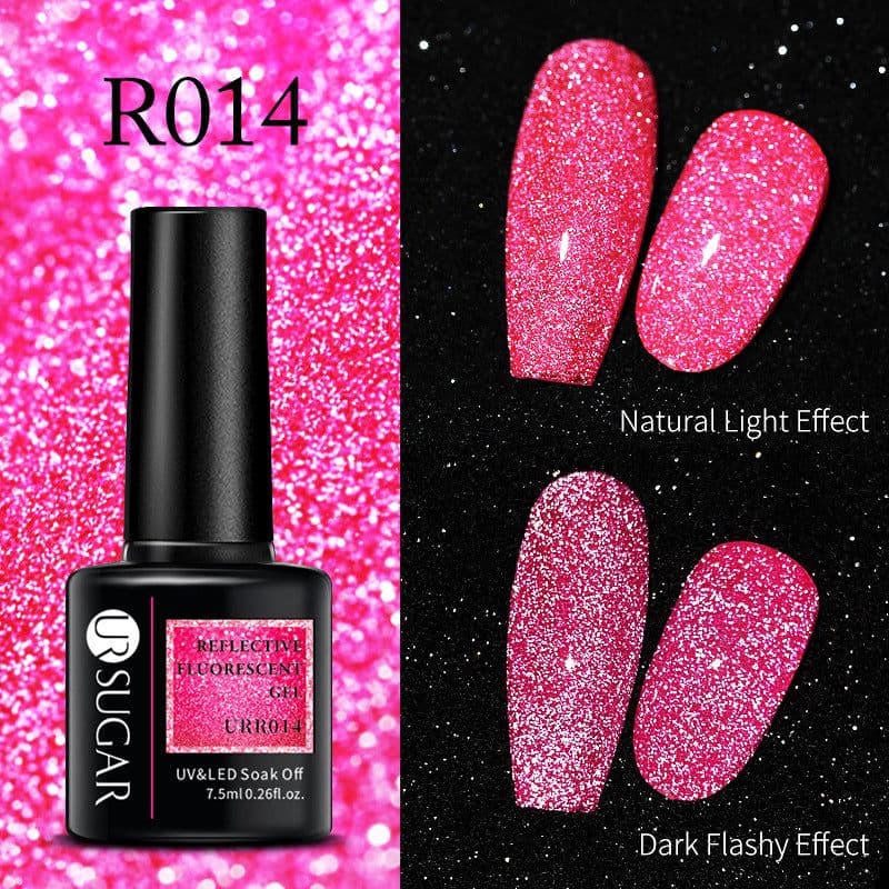 image-Fluorescent Reflective Manicure Gel - UR 2022 Phototherapy Jelly 7.5ml